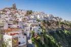 Arcos de la Frontera, Seville Province, Andalusia, Spain. The village of Arcos de la Frontera. Art Print